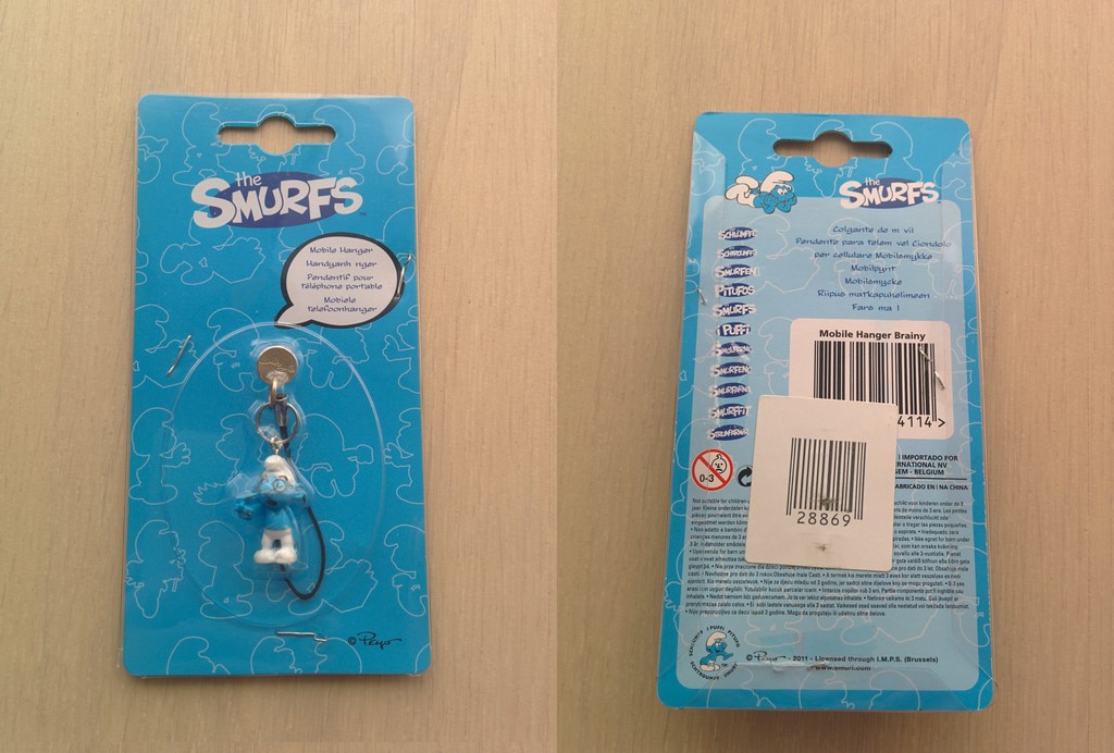 Strap Schtroumpf à Lunettes