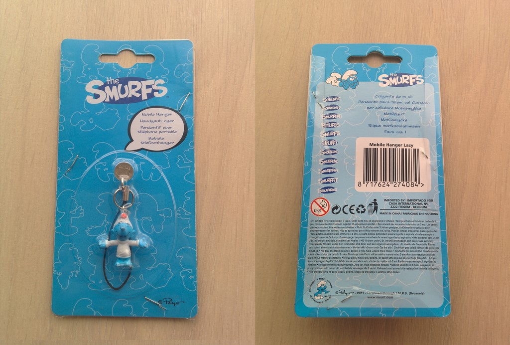 Strap Schtroumpf Paresseux