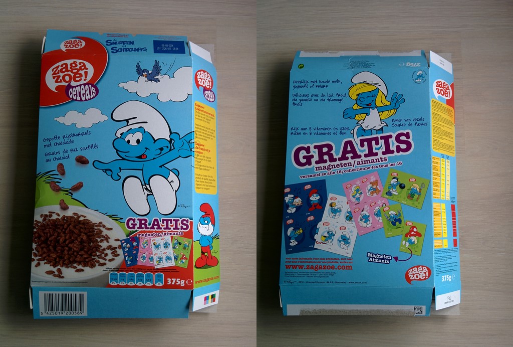 Zaga Zoe - Boite de céréales 