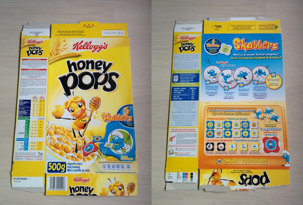 Kellogg's - Boite de céréales Honey Pops