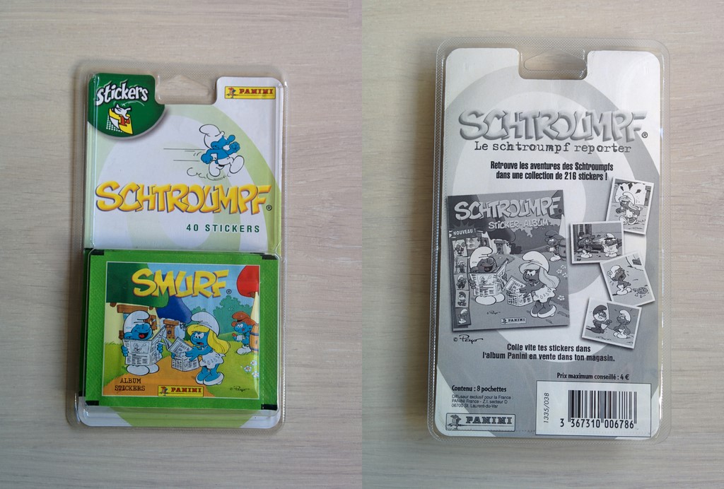 Lot de 8 pochettes Panini