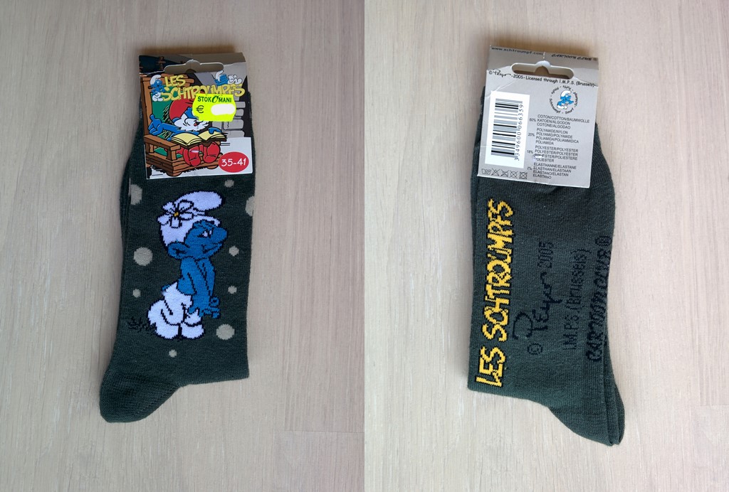 Paire de chaussettes Schtroumpf Coquet
