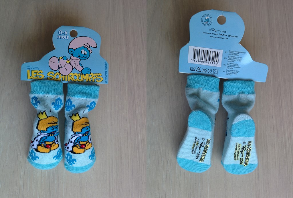 Paire de chaussettes pour bébé - Schtroumpfissime