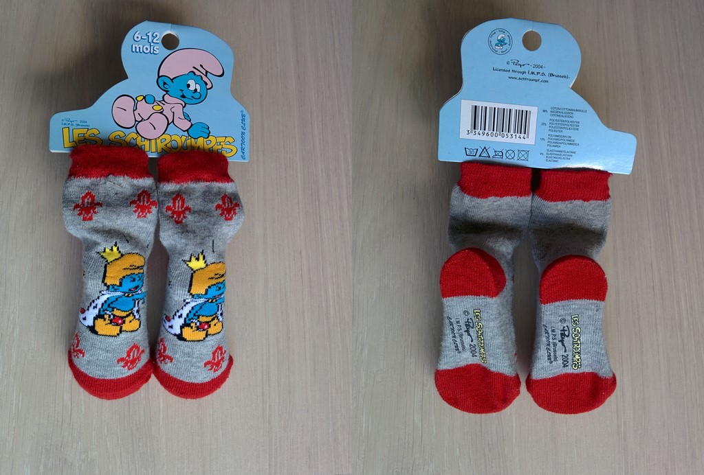 Paire de chaussettes pour bébé - Schtroumpfissime
