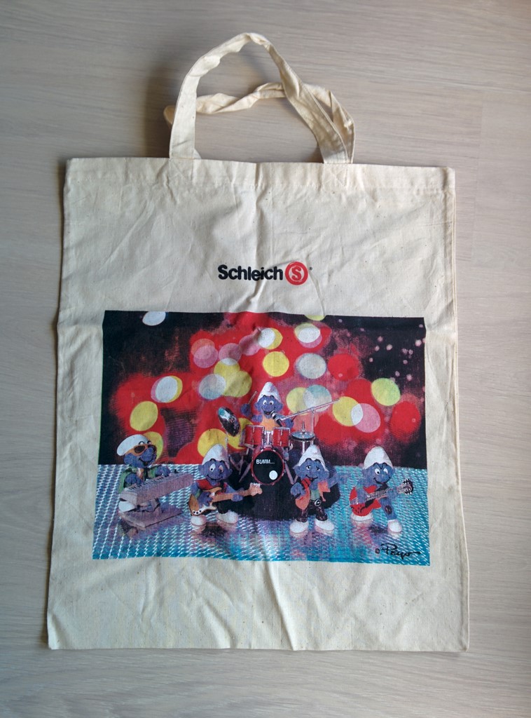 Sac Schtroumpfs qui font un concert