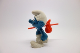 Schtroumpf au baluchon (voyageur) - photo