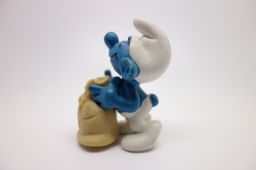 Schtroumpf avec sac de blé (meunier) - photo