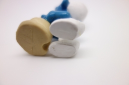 Schtroumpf avec sac de blé (meunier) - photo