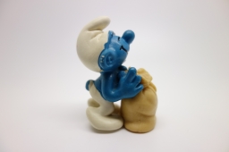 Schtroumpf avec sac de blé (meunier) - photo