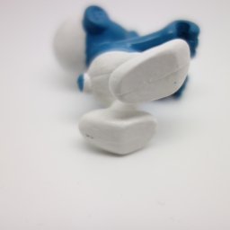 Schtroumpf avec tondeuse - photo