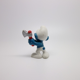 Schtroumpf bûcheron - photo