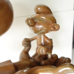 Pirlouit en bronze - photo