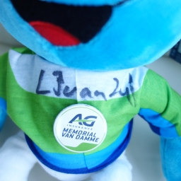 Unicef & AG Insurance Mémorial Van Damme - Peluche signée par Louis Jacobus van Zyl - photo