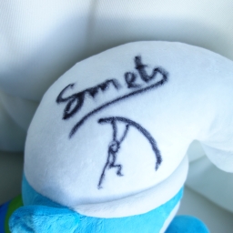 Unicef & AG Insurance Mémorial Van Damme - Peluche signée par Fanny Smets - photo