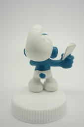 Schtroumpf joueur de cartes - photo