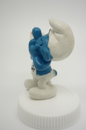 Schtroumpf joueur de cartes - photo