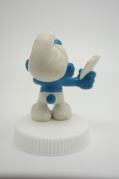 Schtroumpf joueur de cartes - photo