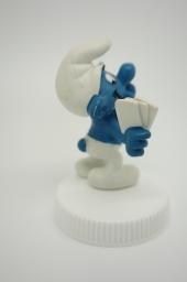 Schtroumpf joueur de cartes - photo