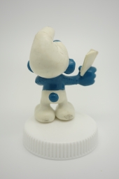 Schtroumpf joueur de cartes - photo