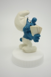 Schtroumpf joueur de cartes - photo