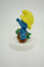 Schtroumpf Nature avec chenille - photo