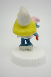 Schtroumpfette avec bébé - photo