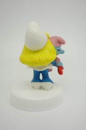 Schtroumpfette avec bébé - photo