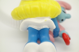 Schtroumpfette avec bébé - photo