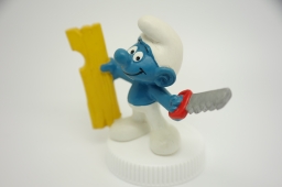 Schtroumpf menuisier - photo