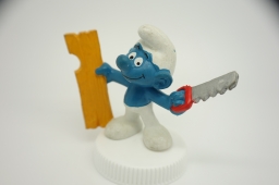Schtroumpf menuisier - photo