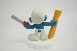 Schtroumpf menuisier - photo