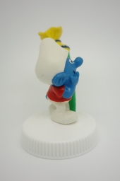 Schtroumpf mollasson / rêveur, avec cornet surprise - photo