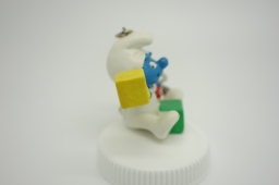 Bébé Schtroumpf avec cubes - photo