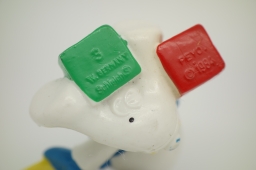 Bébé Schtroumpf avec cubes - photo