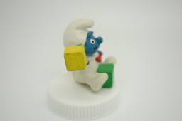 Bébé Schtroumpf avec cubes - photo