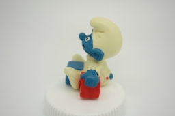 Bébé Schtroumpf avec cubes - photo