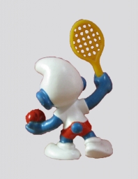 Schtroumpf joueur de tennis - photo