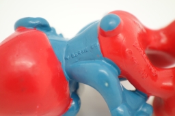 Grand Schtroumpf avec pipe et chaise - photo