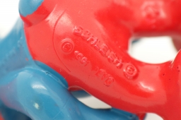 Grand Schtroumpf avec pipe et chaise - photo