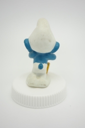 Schtroumpf endormi sur sa pelle (petit) - photo