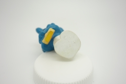 Schtroumpf endormi sur sa pelle (petit) - photo