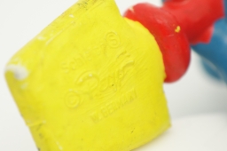 Schtroumpf endormi sur sa pelle (grand) - photo