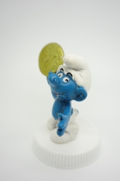 Schtroumpf avec pièce - photo