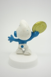 Schtroumpf avec pièce - photo