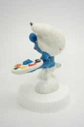 Schtroumpf peintre/artiste - photo