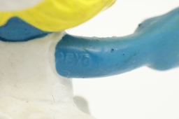 Schtroumpfette avec patins à roulettes - photo