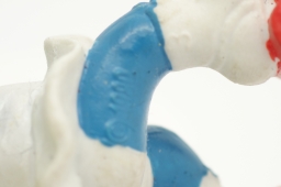 Schtroumpfette avec patins à roulettes - photo