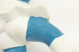 Schtroumpfette avec patins à roulettes - photo