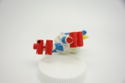 Schtroumpfette avec patins à roulettes - photo