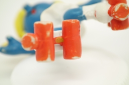 Schtroumpfette avec patins à roulettes - photo